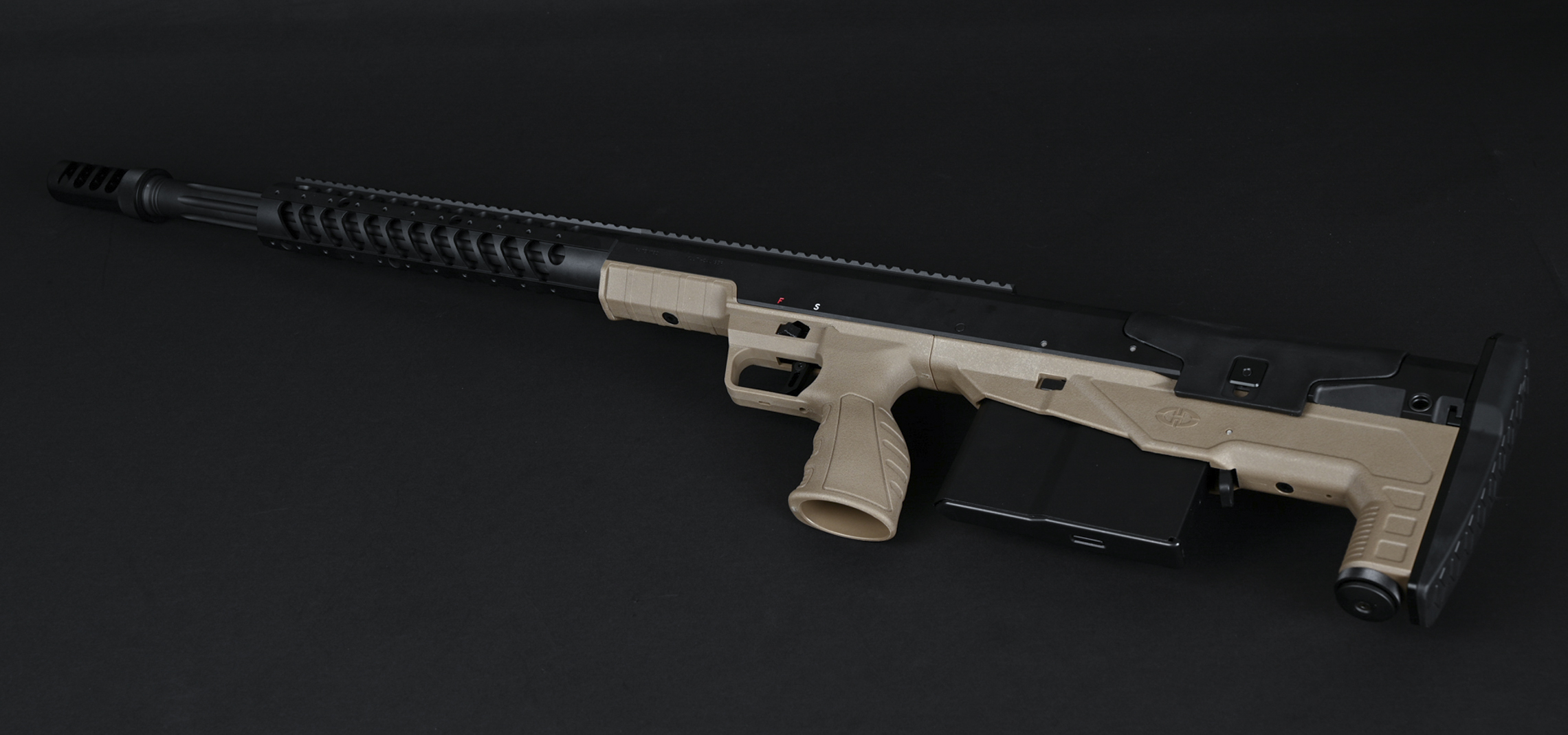 Rifle Sniper Airsoft Silverback HTI .50 BMG 6mm - Preto - Airsofts Brasil