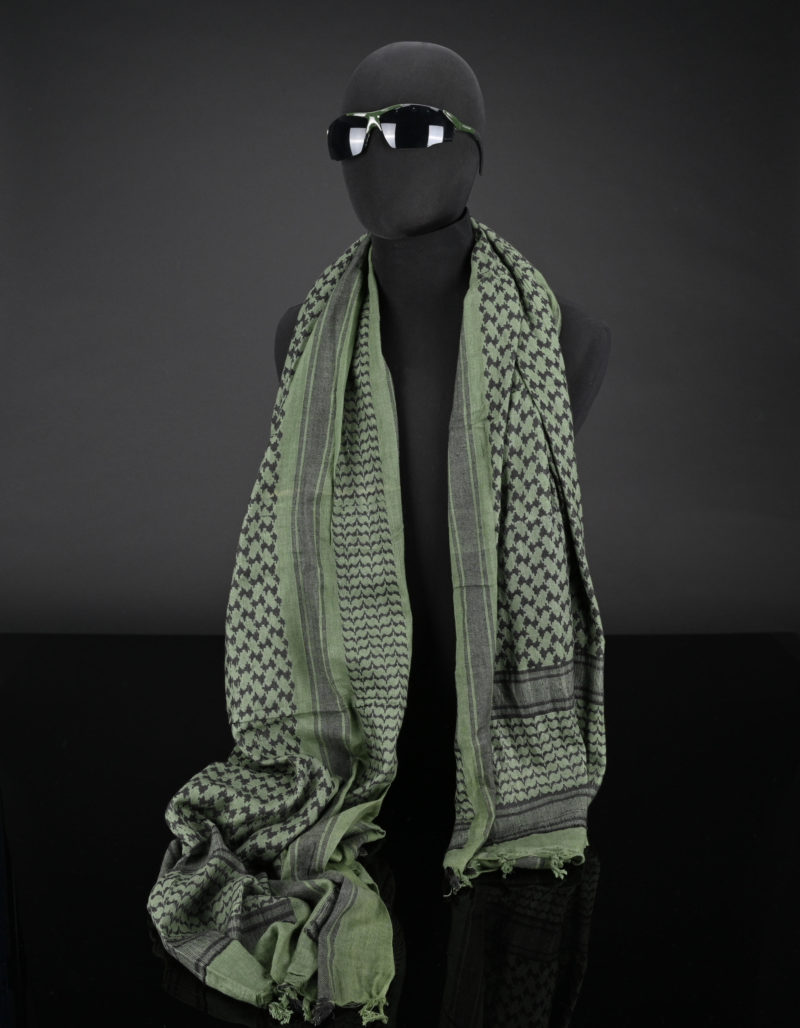 200x100 mm XXL Shemagh (Green / Black) - Image 2