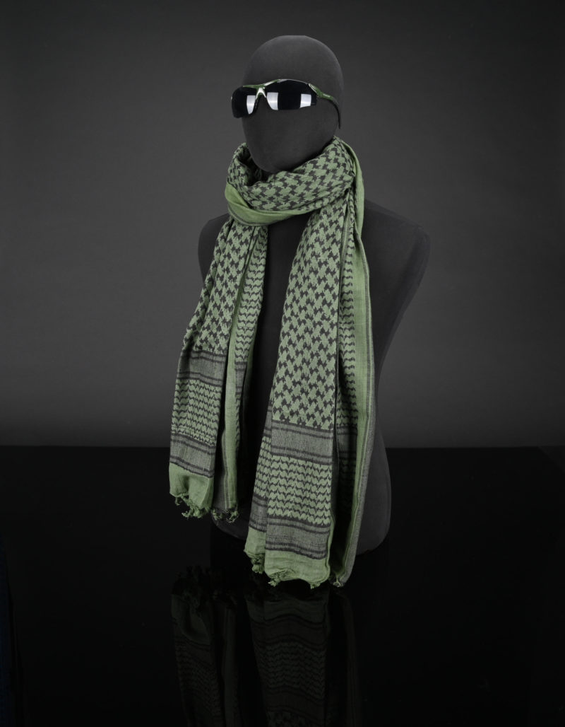 200x100 mm XXL Shemagh (Green / Black) - Image 3