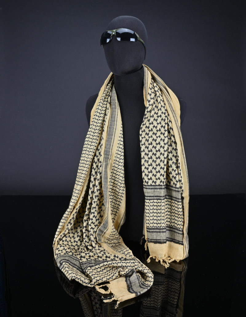 200x100 mm XXL Shemagh (Sand / Black) - Image 2