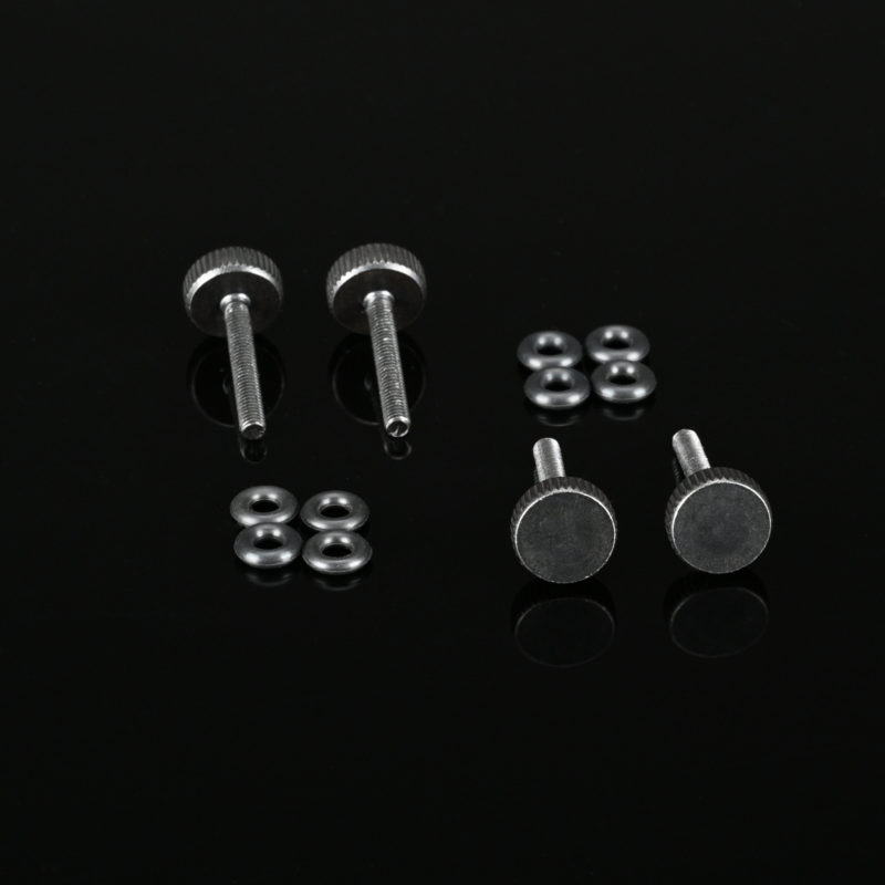 SRS through receiver hop-up setting screws