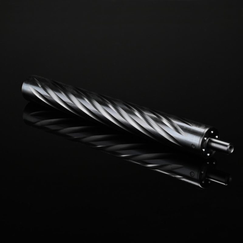 TAC 41, twisted fluting, Stainless steel/PVD cylinder